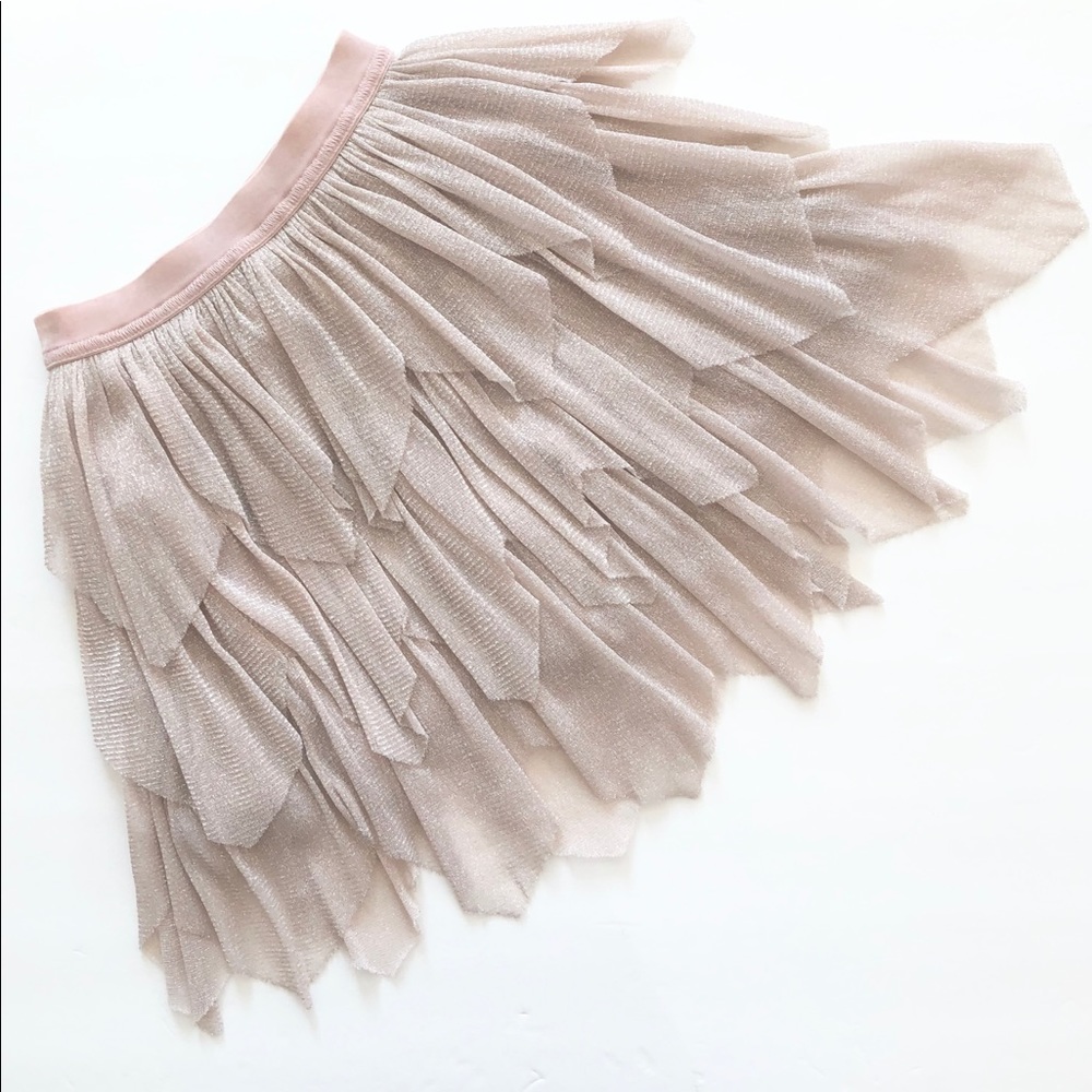 Pink 3-Layer Mesh Shirt w/ Asymmetric Hem 3T